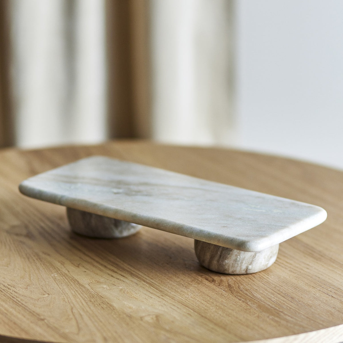 Fatin Marble Pedestal - Beige
