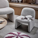 Neel Wooden Kids Chair - Grey