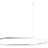 Zero Round Smart Aluminium Ring LED Pendant Light 98cm