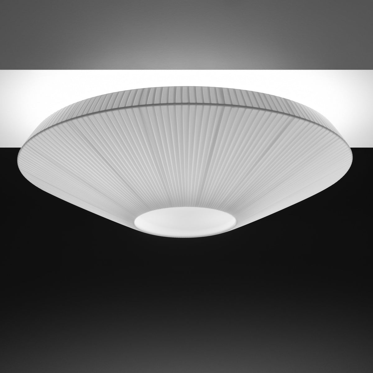 Siam 120 Ribbon Ceiling Light - White
