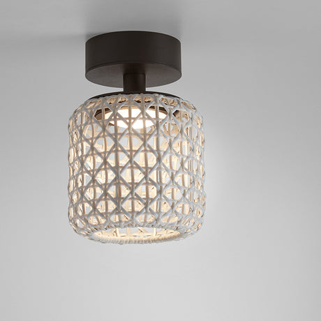 Nans PF/16 Woven LED Outdoor Ceiling Light - Beige