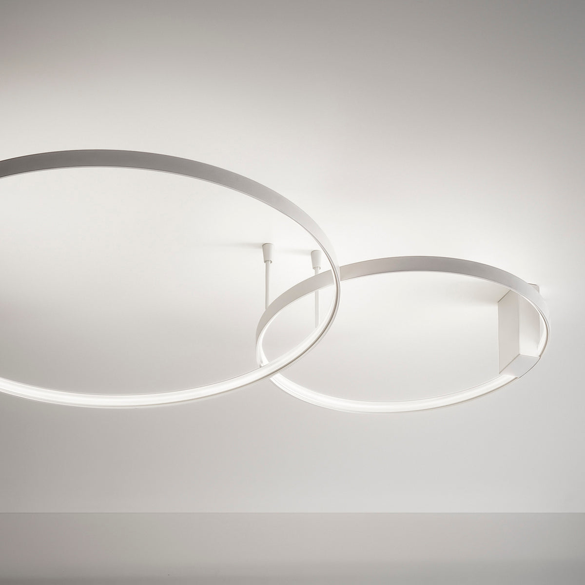 Zero Round Aluminium Ring LED Wall & Ceiling Light 50cm