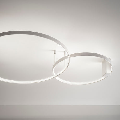Zero Round Aluminium Ring LED Wall & Ceiling Light 50cm