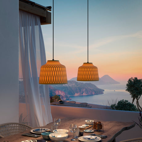 Soft S/30 Bell Outdoor Pendant Light - Ochre