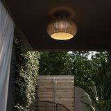 Perris PF/47 Globe LED Outdoor Ceiling Light - Beige