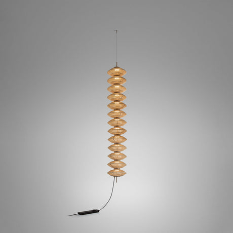 Yuyun S/13S/I Fabric LED Pendant Light - Satin Beige