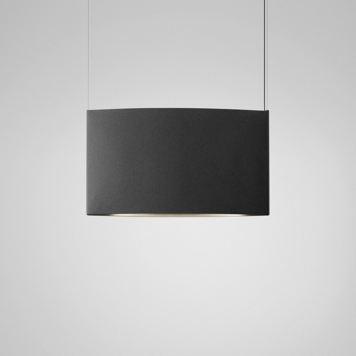 Noren S/123.2 Fabric LED Pendant Light - Dark Grey