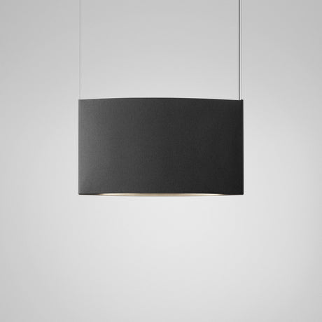 Noren S/123.2 Fabric LED Pendant Light - Dark Grey