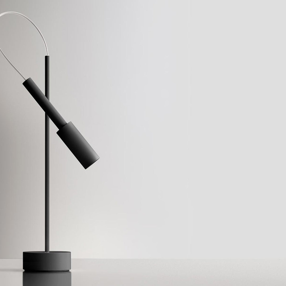 Tubino Aluminium LED Table Lamp - Matt Black