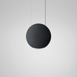 Noren S/85 Fabric Disc LED Pendant Light - Dark Grey