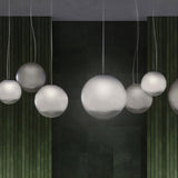 Smoke Glass Globe LED Pendant Light 26.7cm