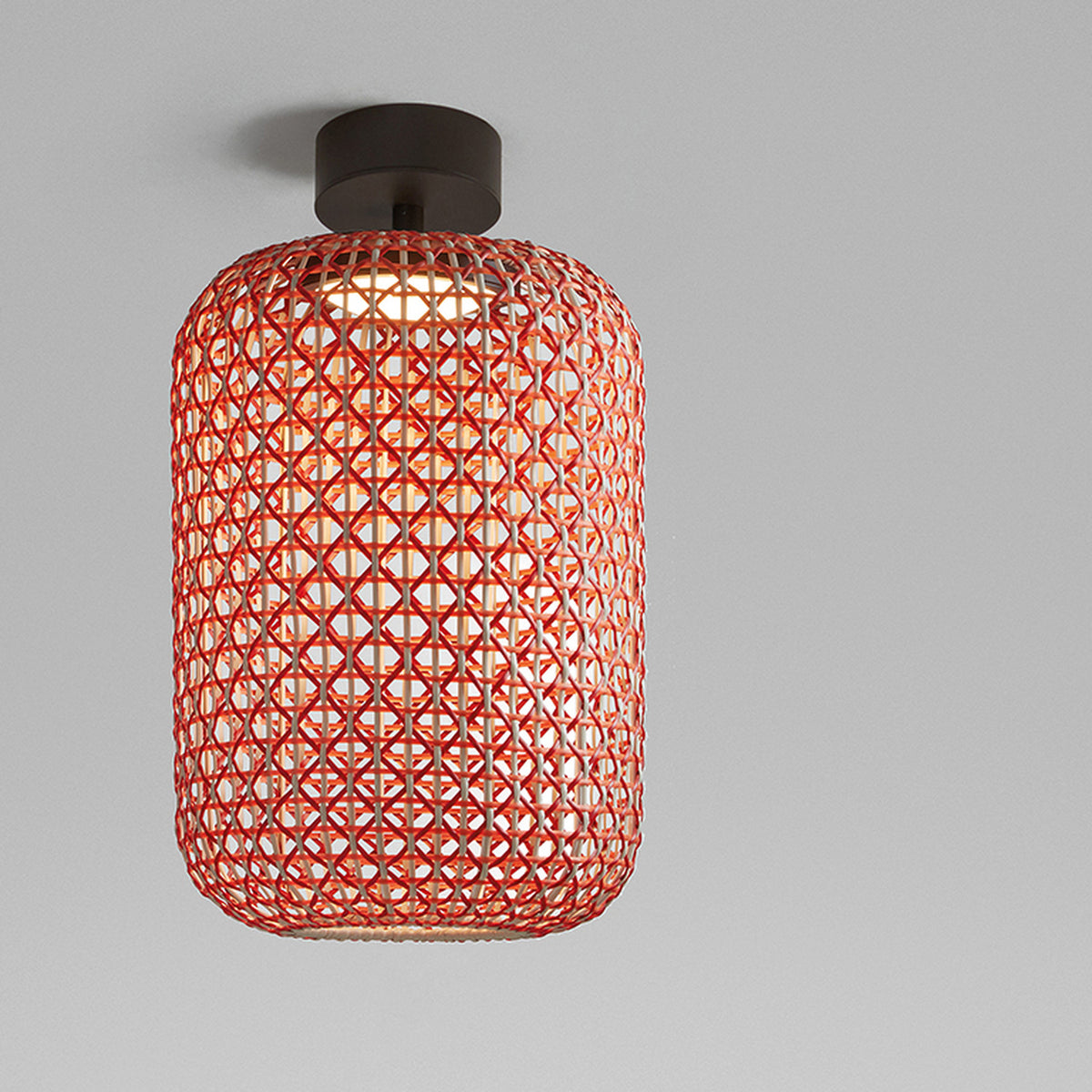 Nans PF/31.2 Woven LED Outdoor Ceiling Light - Red