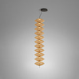 Yuyun S/11L Fabric LED Pendant Light Without Canopy - Satin Beige