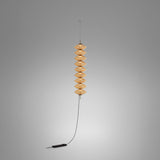 Yuyun S/9S/I Fabric LED Plug-in Pendant Light - Satin Beige