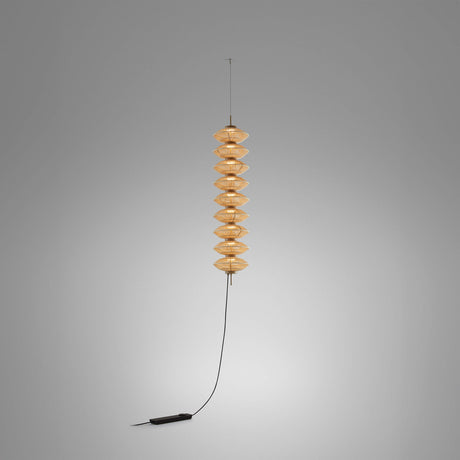 Yuyun S/9S/I Fabric LED Plug-in Pendant Light - Satin Beige