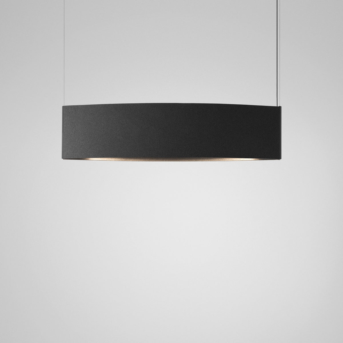 Noren S/151 Fabric LED Pendant Light - Dark Grey