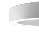 Silver Ring Aluminium LED Wall & Ceiling Light 123cm
