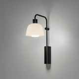 Drep A/04 Glass LED Wall Light with Switch
