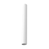 Rose Cylinder Recessed Downlight in matt white, a slim elongated tube fixture with an open end for a single GU10 lamp, shown against a plain white background.