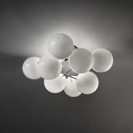 Atom 4 Light Globe Glass Ceiling Light