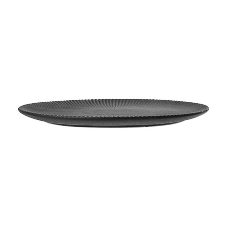 Neri Stoneware Dinner Plate - Black
