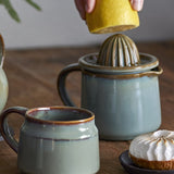 Pixie Stoneware Lemon Squeezer - Green