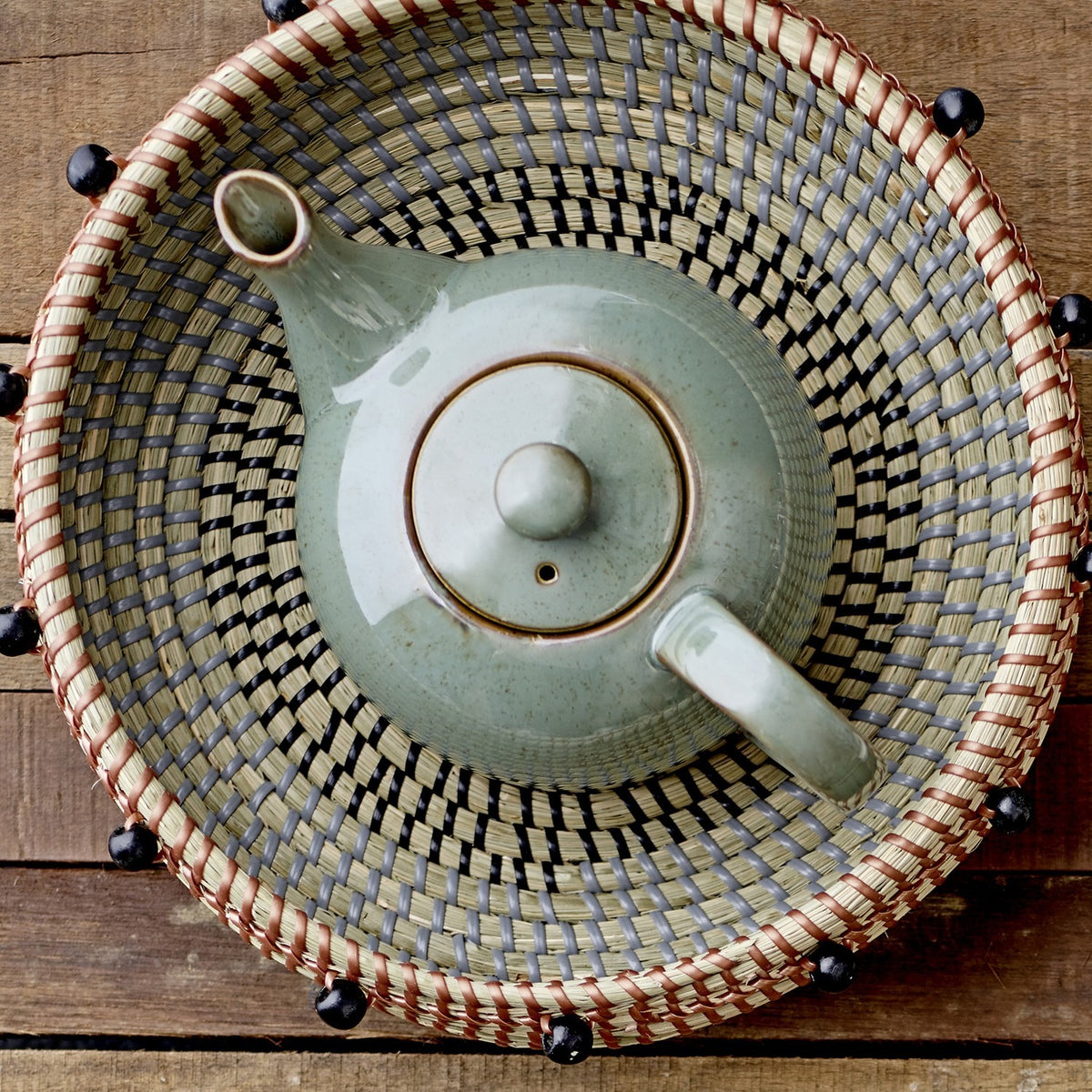 Pixie Stoneware Teapot 825ml - Green