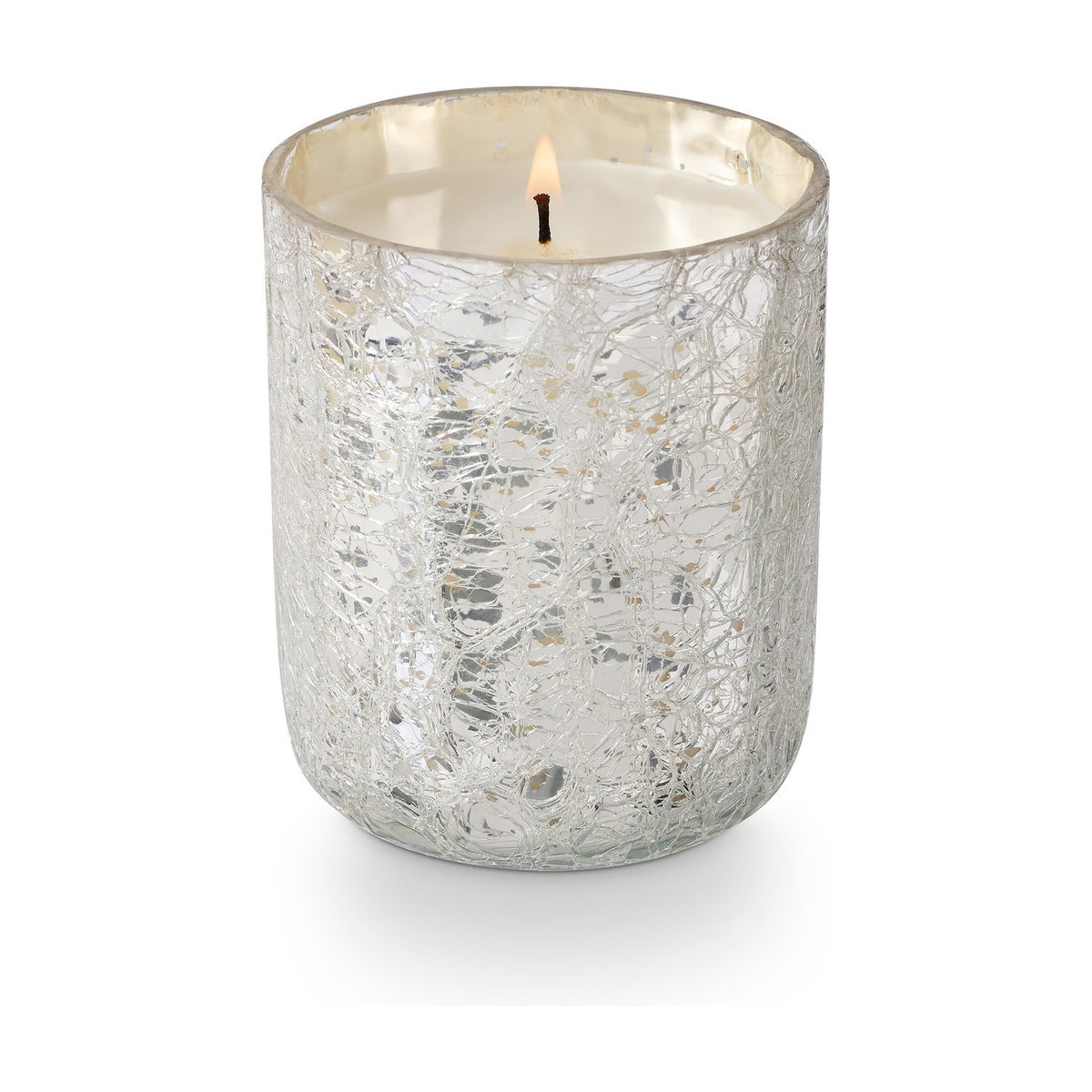 North Sky Crackle Glass Scented Candle 9cm