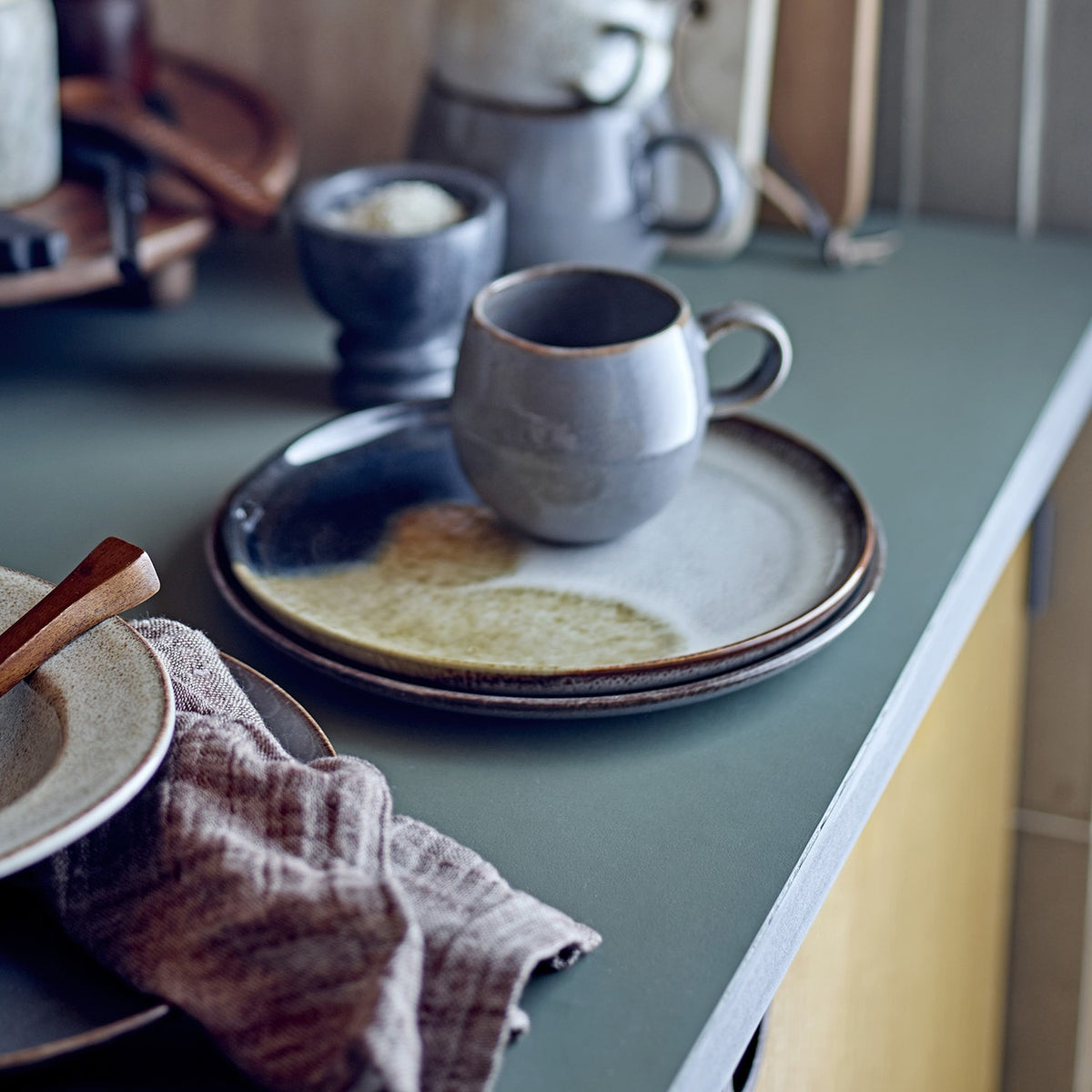 Jules Stoneware Side Plate - Cream