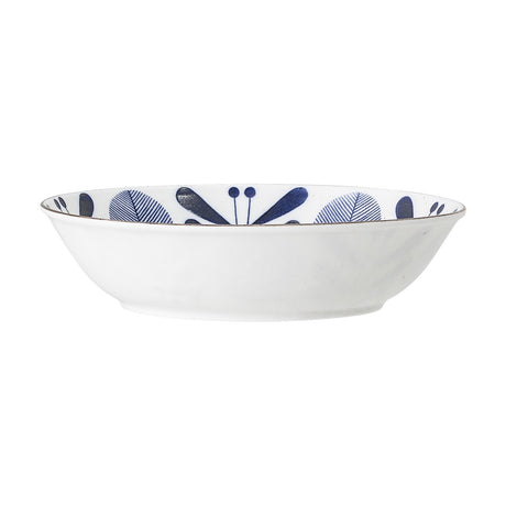 Camellia Porcelain Deep Plate 21.5cm - Blue