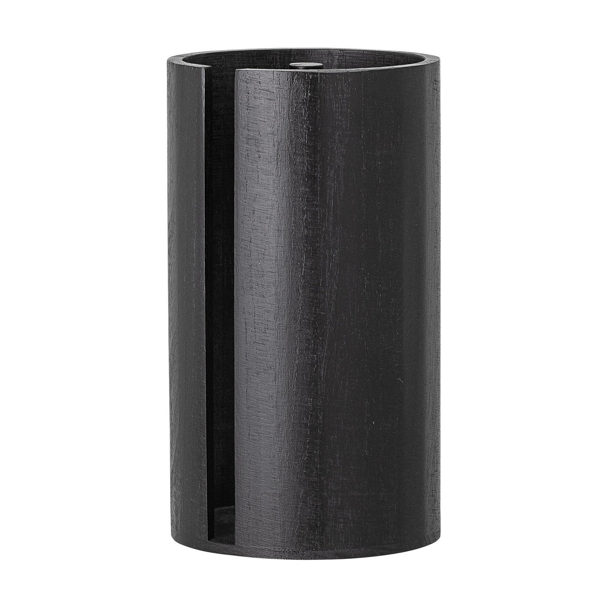 Celian Wooden Kitchen Roll Holder - Black