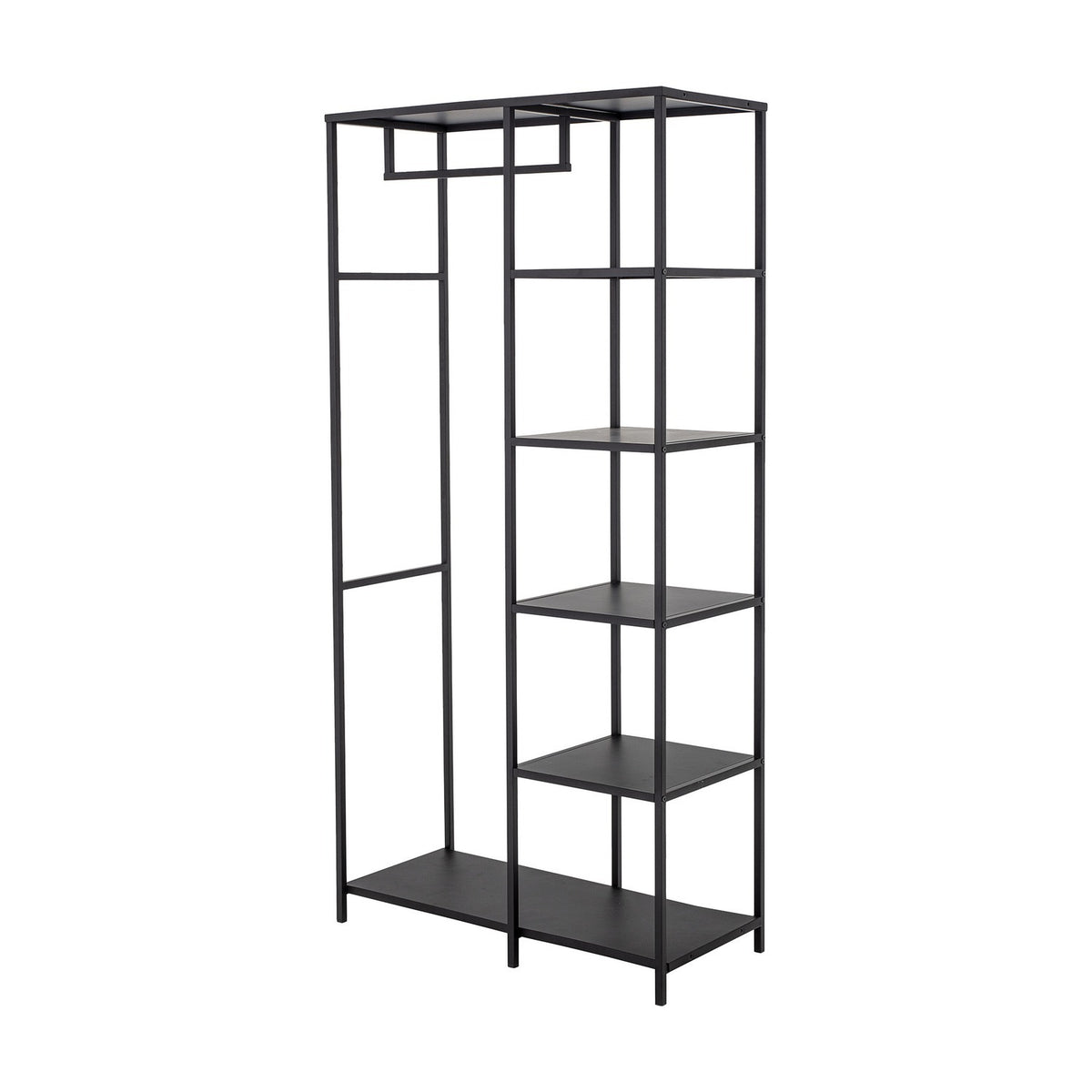 Valde Iron Clothes Rail - Black