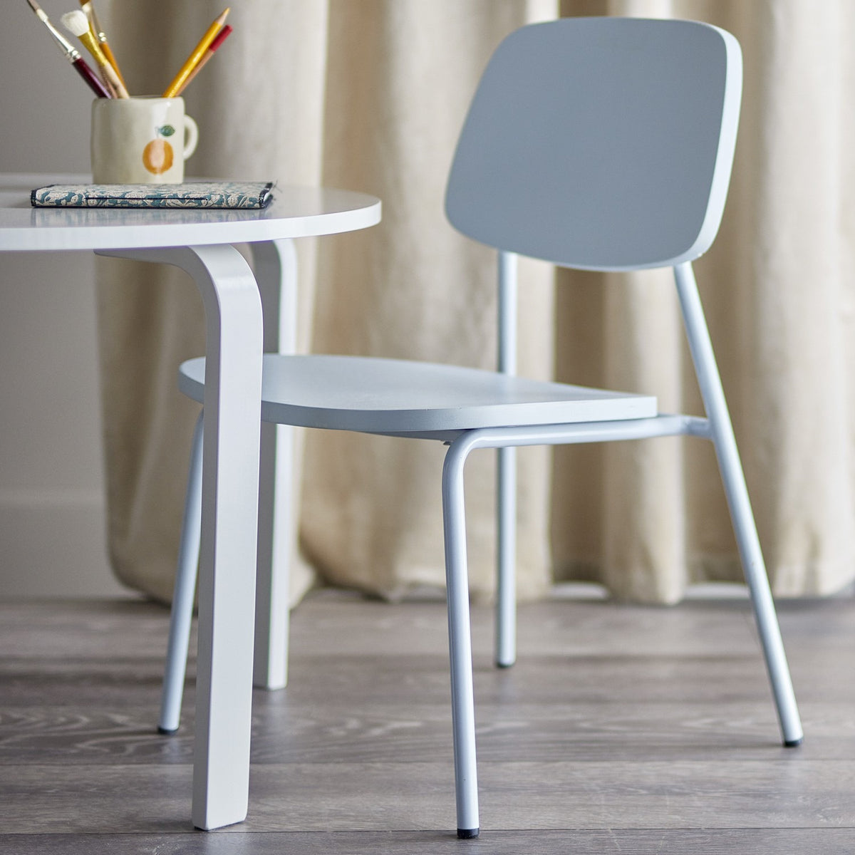 Gugga Wooden Kids Chair - Blue