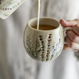 Bea Crackle Stoneware Cup 250ml - Beige