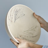 Bea Crackle Stoneware Bowl 30.5cm - Cream