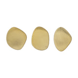 Ferri Aluminium Wall Hooks Set of 3 - Brass