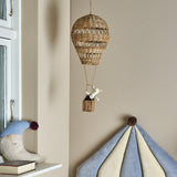Huggi Rattan Baby Mobile - Brown