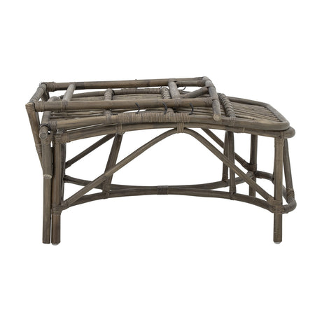 Dione Rattan Deck Chair - Brown