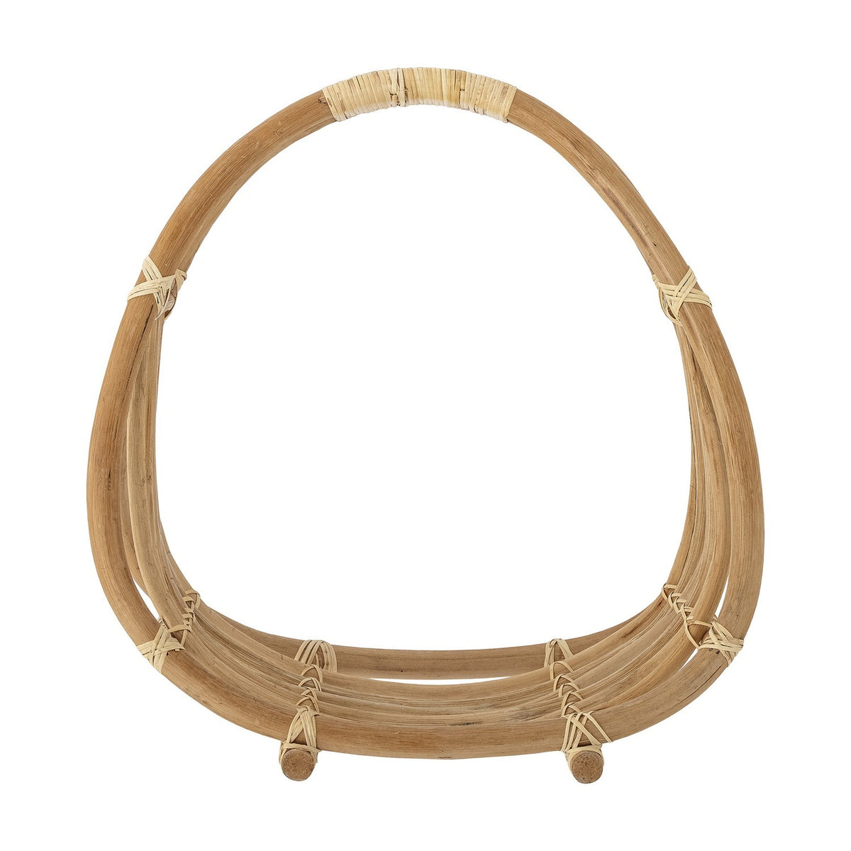 Perla Rattan Magazine Rack - Natural