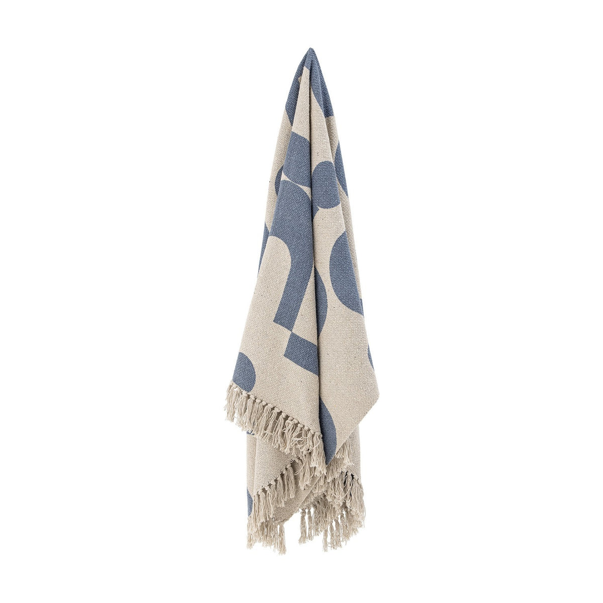 Agno Cotton Throw - Blue