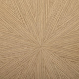 Noma Round Wooden Coffee Table - Beige