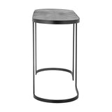 Carter Geometric Wooden Console Table - Black