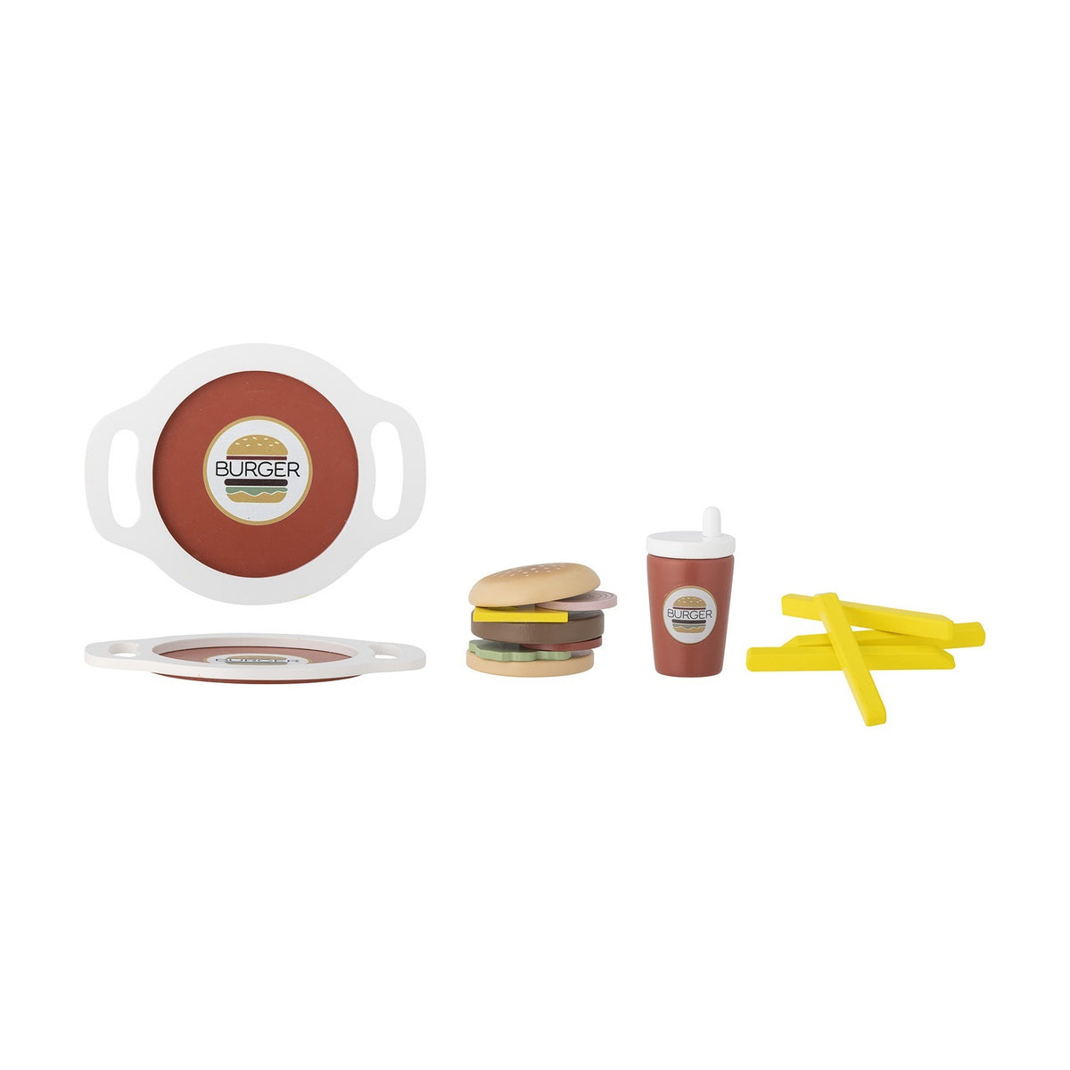 Jools Play Food Set of 13 - Brown