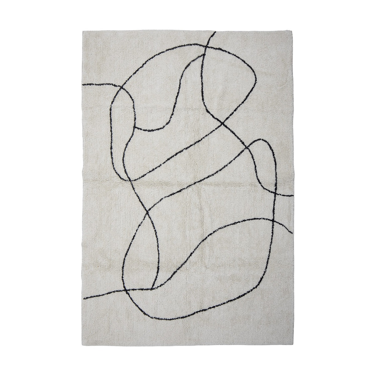Viga Cotton Rug 180x120cm - White
