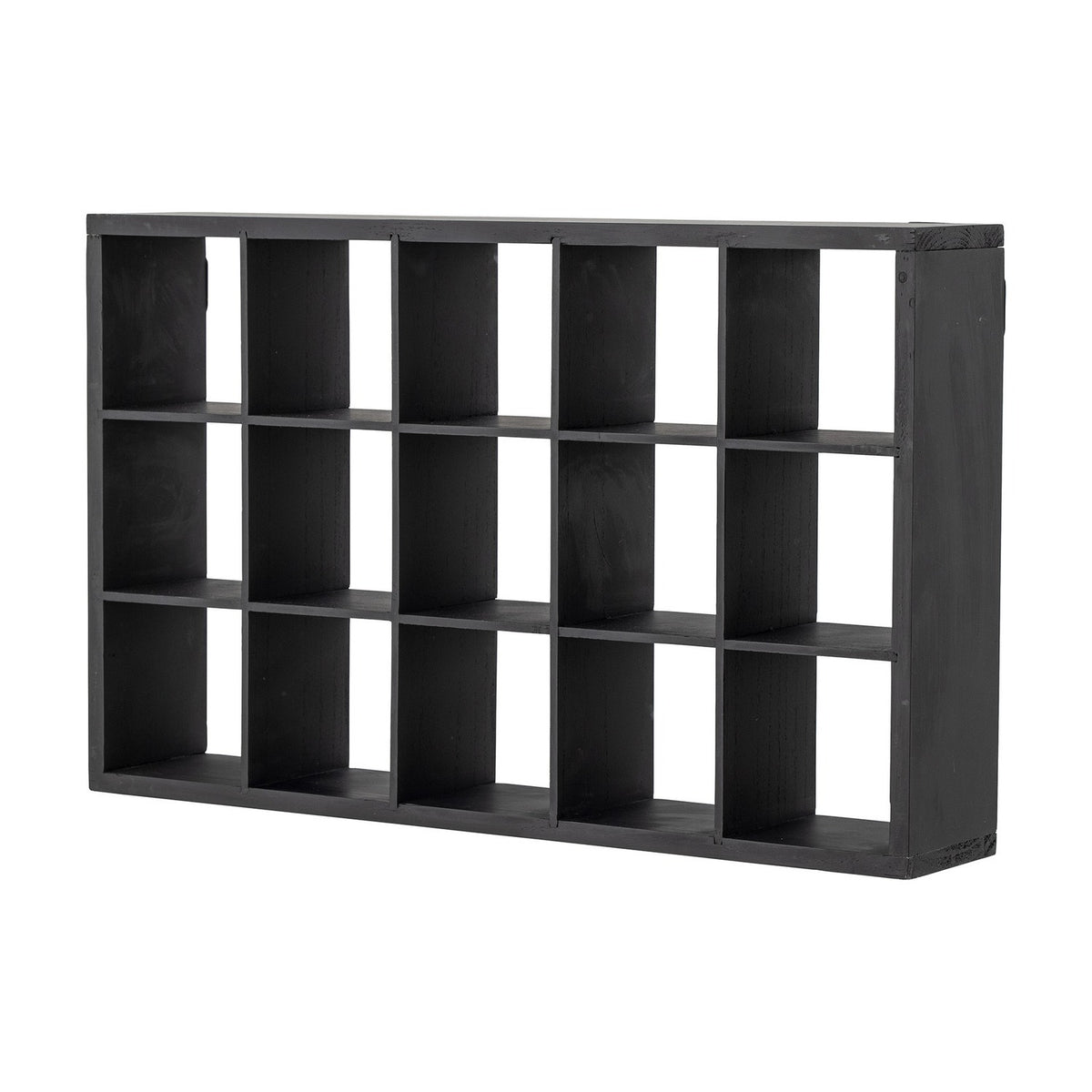 Olinn Wooden Wall Shelf - Black