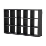 Olinn Wooden Wall Shelf - Black