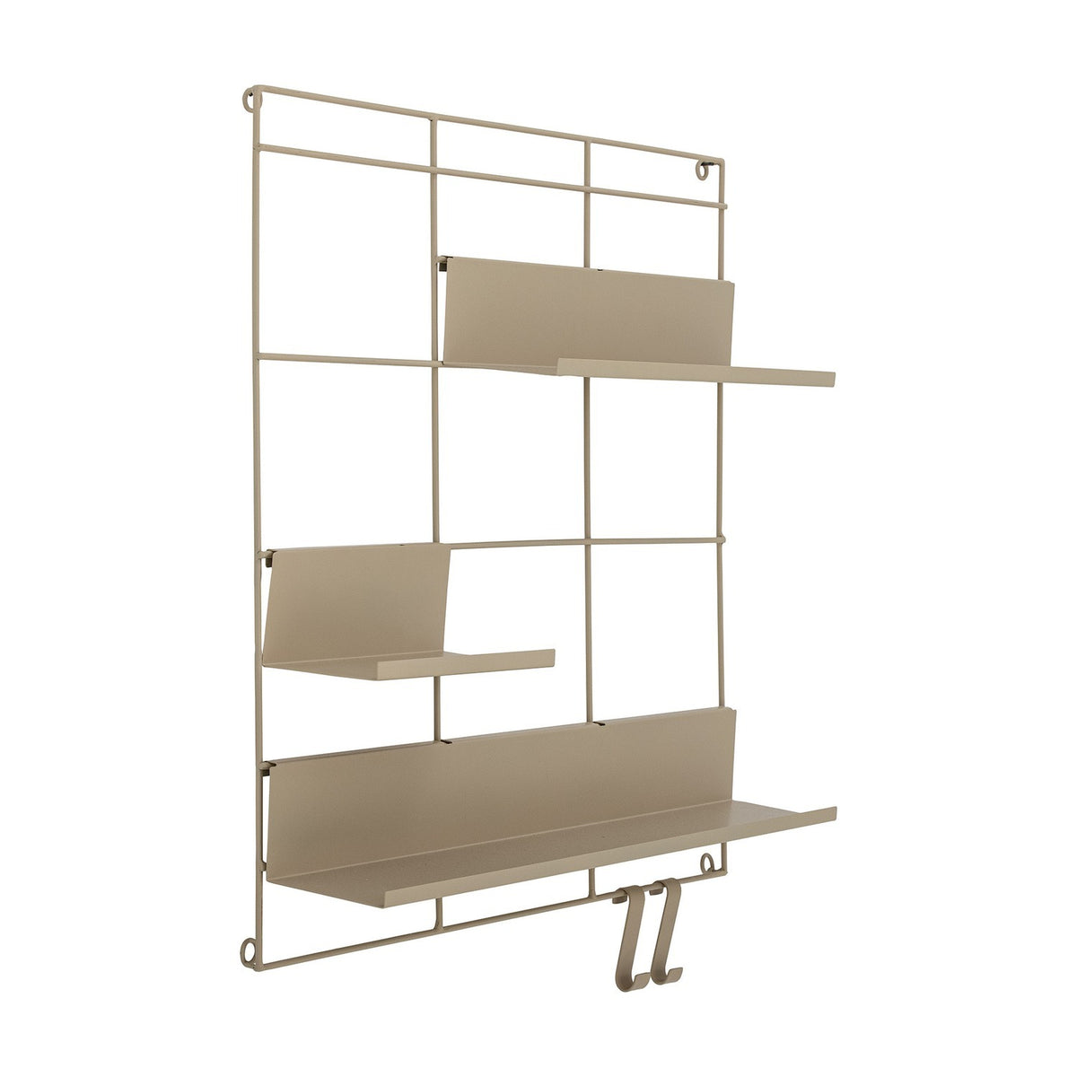 Osca Iron Wall Shelf - Beige