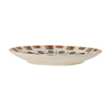 Shama Brown Stoneware Dinner Plate - Multi
