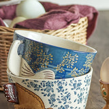 Hezha Stoneware Bowl 13cm - Blue