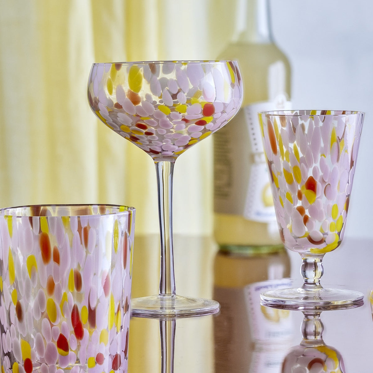 Lilya Cocktail Glass - Multi